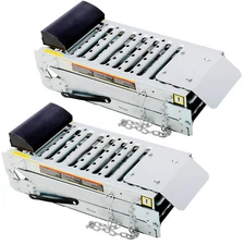 2pcs Foldable Car Ramp Aluminum Capacity 660LBS for Car Truck SUV Motorcycle