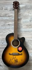 Post Malone Autographed Signed Fender Acoustic Full Size GUITAR Beckett BAS