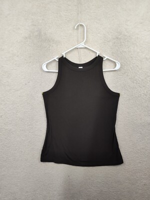 Old Navy Women Top Small Brown Rayon Blend Sleeveless Racerback Regular Tank
