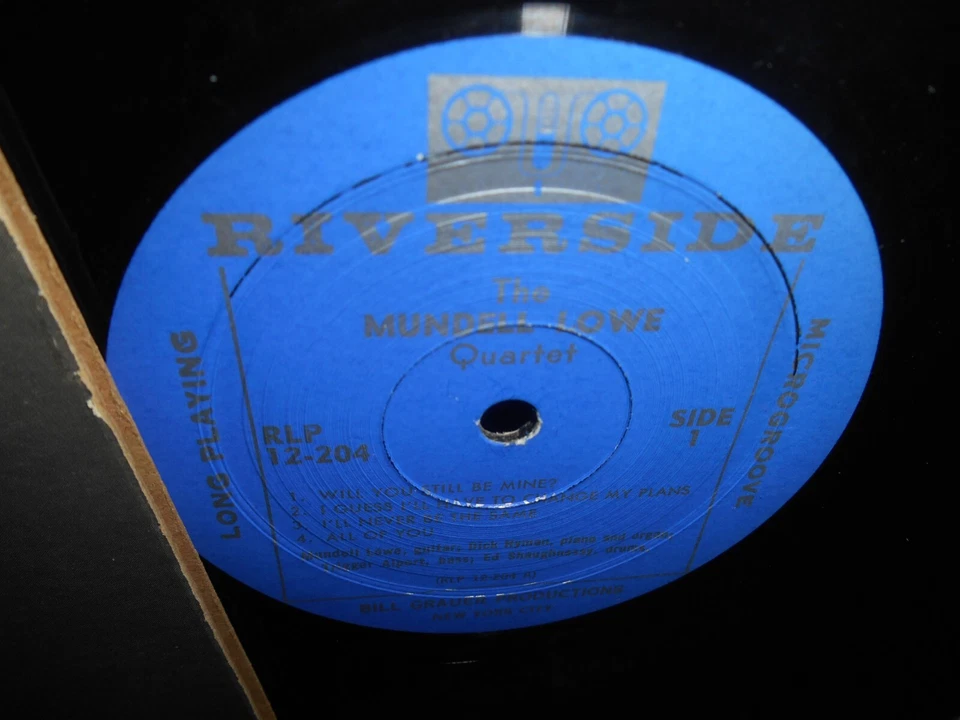 MUNDELL LOWE Quartet RIVERSIDE RECORDS RLP 12-204 VINTAGE 1959 DG MONO JAZZ LP - Image 2 of 4