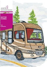 Motor Homes Anita Goodesign Embroidery Machine Design CD NEW