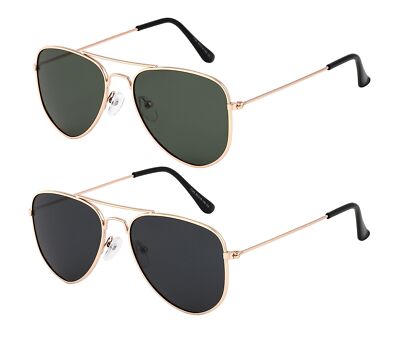 Yogo Vision Polarized Aviator Sunglasses for Kids Children's Sunglasses Girl Boy