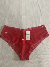 AERIE Cheeky Pantie/Underwear XS Red Stars