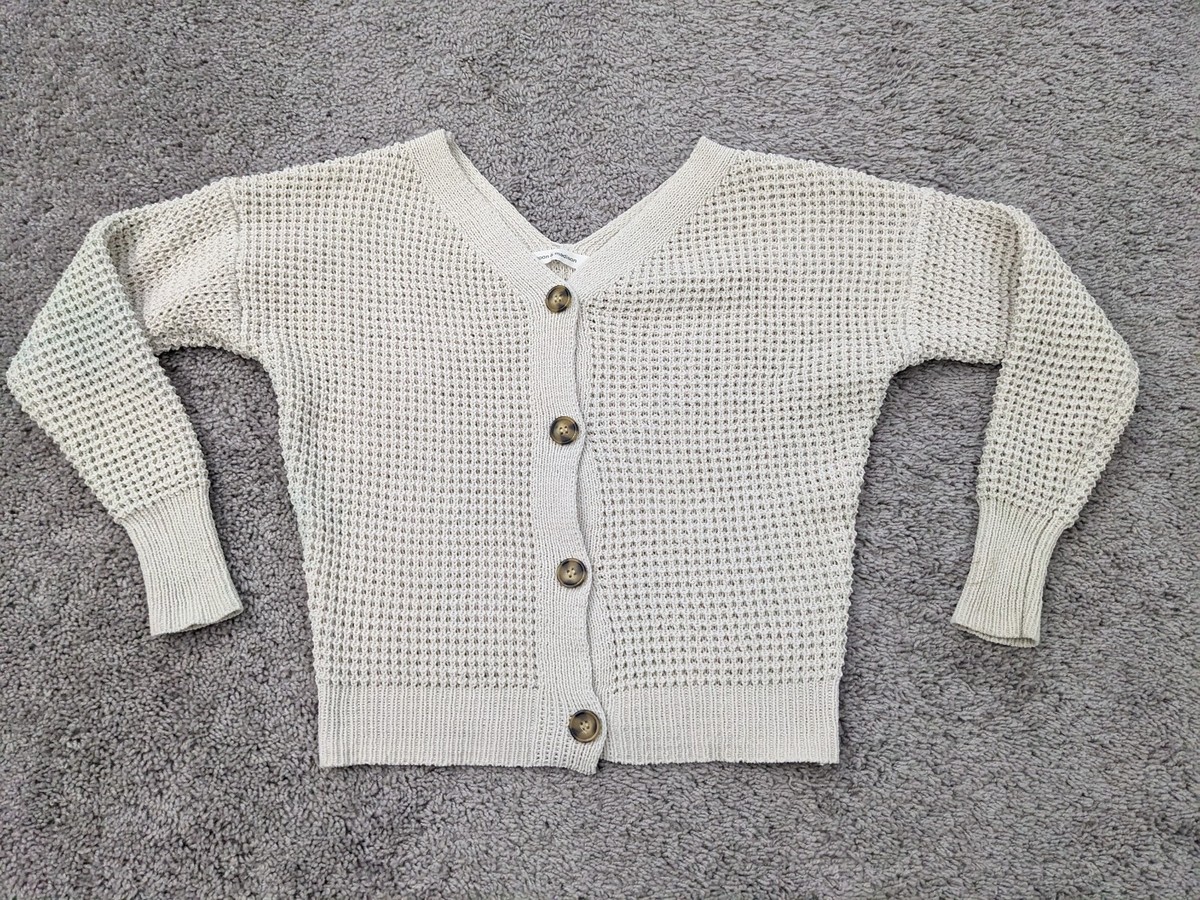 【PELLICULE】 minimum cut cardigan White newbagggyy Knit Coat 4 -Women's Hollow White Crochet Knitted