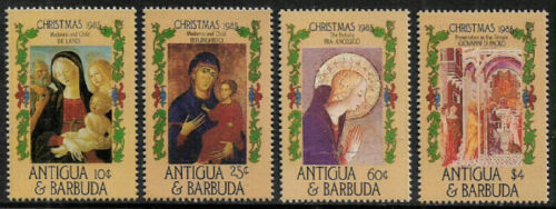 Ensemble Antigua #905-8 MNH - Peintures de Noël - Photo 1/1