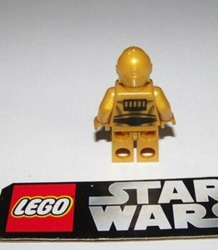 LEGO STAR WARS #8092 - C-3PO (PEARL) NO PRINT LEGS .. - PRESTINE 
