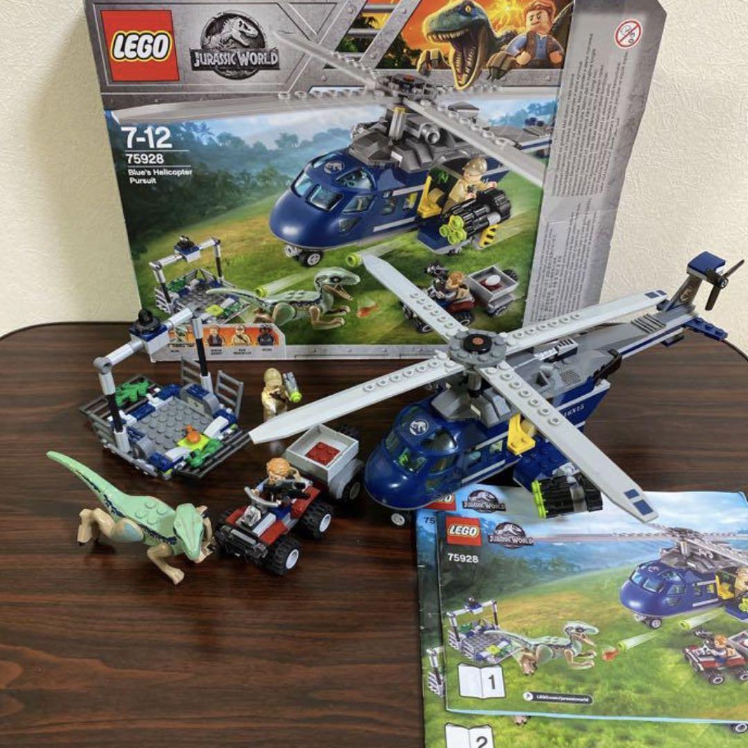 LEGO Jurassic World Blue's Helicopter Pursuit 75928 In 2018 From Japan