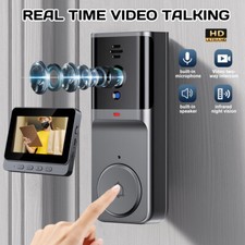4.3" Smart Video Doorbell Home With Display Wireless Intercom HD Video Monitor