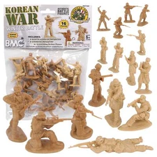 BMC CTS Classic Toy Soldiers Korean War Winter Chinese Plastic Army Men Figures
