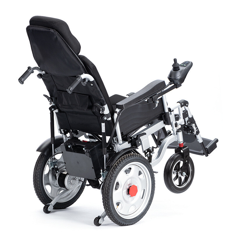 Mate Lightweight 250LBS Foldable Electric Dual Motor Power Motorized Mobility Wheelchair (SAK79245)