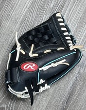 Rawlings Fast Pitch Softball Glove RHT 11.5 Right Hand Throw Black WFP115MT