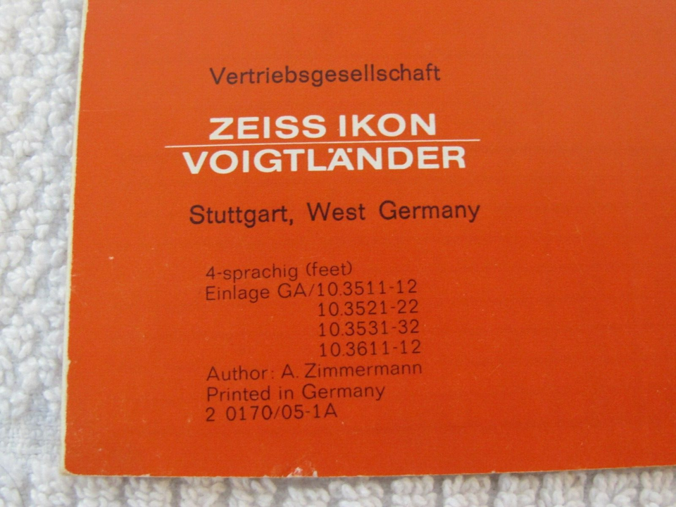 Zeiss Ikon - Voigtlander Icarex 35 S TM Pro Vintage cameras collection by Sylvain Halgand