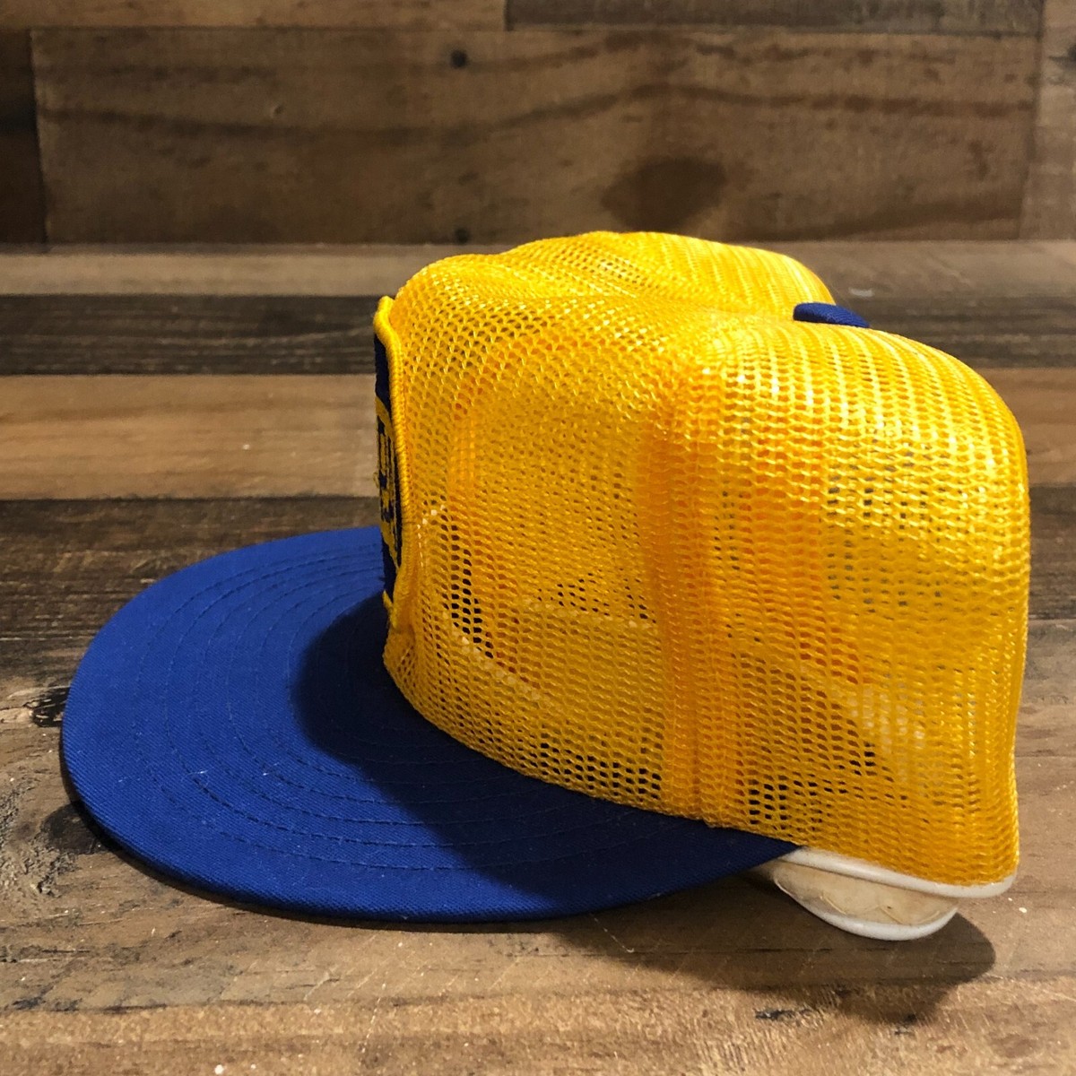 Vintage Napa Hat Snapback Trucker Cap Mens Yellow Louisville