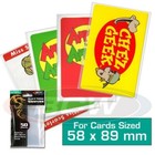50 - 58 X 89mm Anti Glare Standard Chimera Board Game Sleeves Package BCW — photo 1
