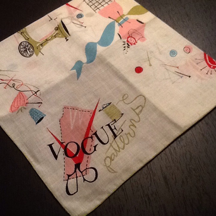 Vintage Hankie, New, Ladies Hankie, Designer Pat Prichard