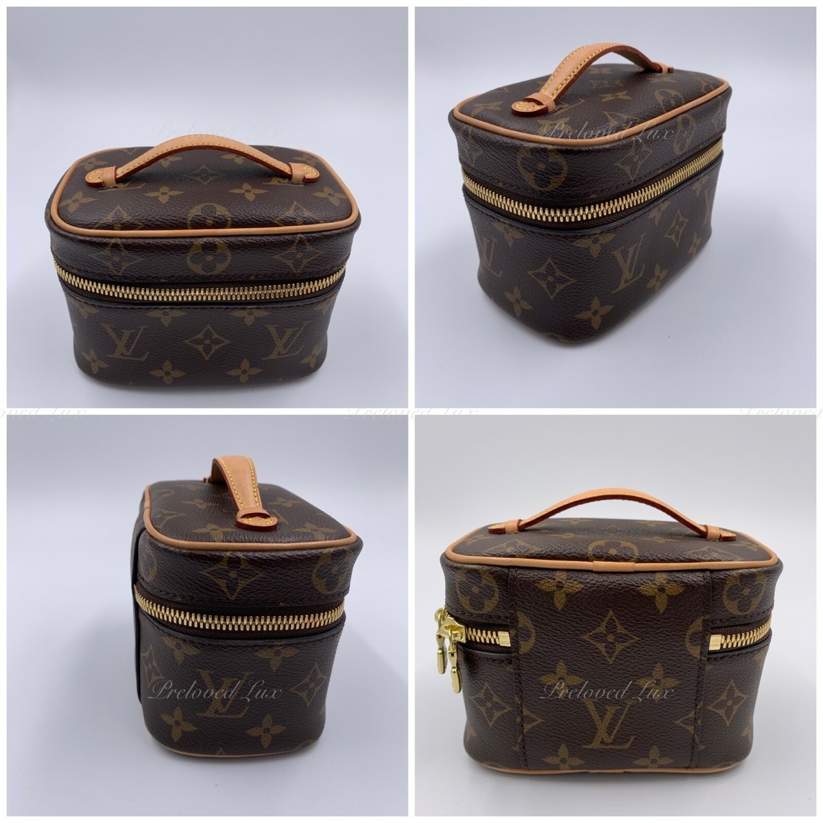 Louis Vuitton Monogram Nice Nano Toiletry Pouch w/ Tags - Brown Cosmetic  Bags, Accessories - LOU422144