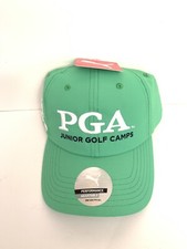 PGA Junior Golf Camps PUMA Kids Golf Hat BRAND NEW Cobra Light Green