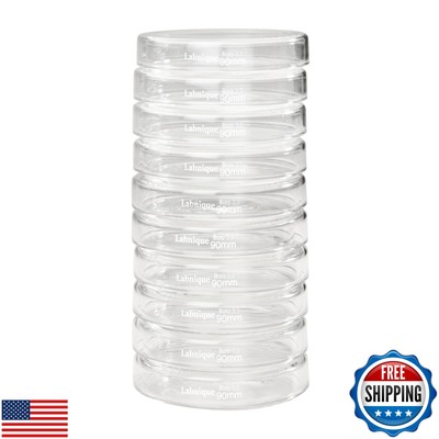 Microyn Borosilicate Glass Petri Dish with Lid, Tissue Culture Dish (90 mm, P