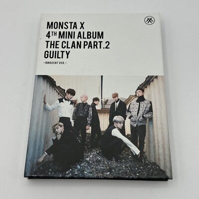 MONSTA X THE CLAN PART.2 GUILTY 4th Mini Album INNOCENT Ver CD Photobook & Photo