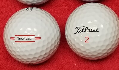100 Titleist Tru-Feel  in  Grade AAAAA used Tru Feel FREE SHIP