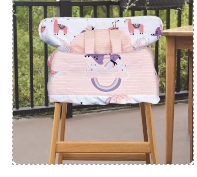 Go by Goldbug Shopping Cart and High Chair Cover Unicorn Used