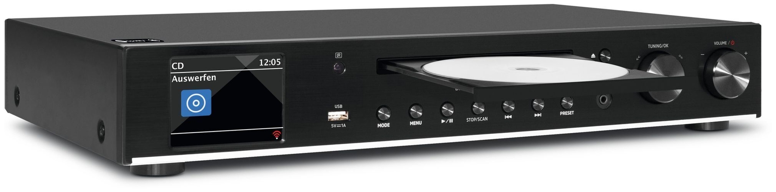 Thumbnail - Technisat Digitradio 143 Bluetooth Dab+, Fm Internet Radio Schwarz