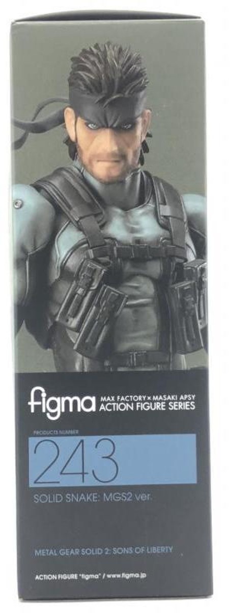figma 243 Metal Gear Solid 2 Sons of Liberty Solid Snake MGS2 Ver