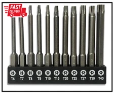 11-Piece Shark Vacuum Screwdriver Security Bit Set, S2 Steel Magnetic Security S