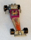 1977 Hot Wheels Redline Era BW  PLUM Odd Rod Dragster W/ Flames Mattel Vintage