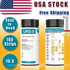 9 Parameter Urinalysis Reagent Urine Test Strips UTl Protien Glucose Nitrite US