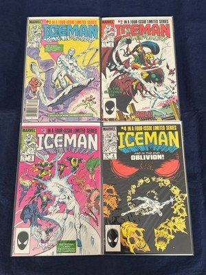 Iceman Vol. 1 #1-4 Complete Set 1984-1985 - 1st Appearance of Oblivion