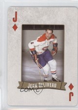 2018 Frameworth Hockey Hall of Fame Legends Playing Cards Jean Beliveau HOF e6j