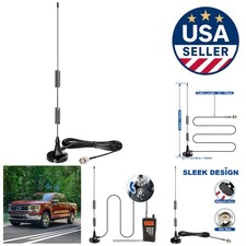 Compact 20-1300MHz Scanner Antenna with 10ft Cable for Enhanced Signal Reception