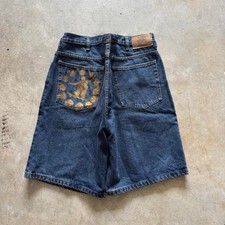 Baggy Route 66 Jorts Denim Jean Shorts Vintage Skater Relaxed Y2K 36