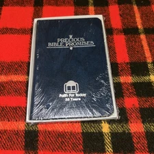 Precious Bible Promises- Faith For Today- new King James Version- blue Leather-m