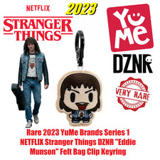 YuMe Brands Series 1 NETFLIX Stranger Things DZNR Eddie Munson Bag Clip Keyring