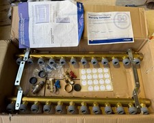 Polypipe 12 Port 15mm Push-fit Manifold - Brass - PB12747