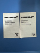 Nintendo 64 N64 Consumer Information Precautions Booklets NUS-USA/CAN CAN-1
