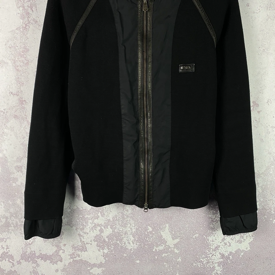 Sudadera con Capucha Emporio Armani De Colección Para Hombre Lujo Italia Negra Y2K Talla 50 Foto 3 de 4