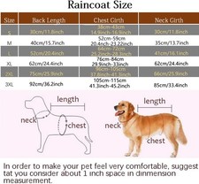 Fashionable Pet Hooded Raincoat, Dog Raincoat, Cape Style Reflective Dog        