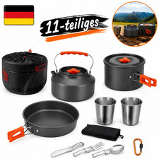 Camping Geschirr Set Camping Kochset für 2 P...