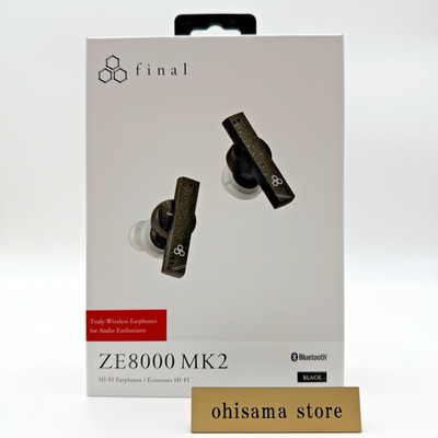 ZE8000 MK2 Earphones Bluetooth 5.2 ANC Black NEW From Japan