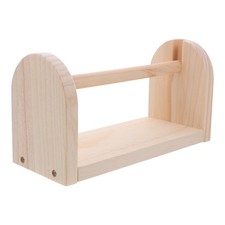 Wood Tape Dispenser Desk Organizer Holder for Masking Craft and Gift Wrapping