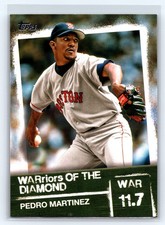 2020 Topps Pedro Martinez WARriors of the Diamond #WOD-23 Boston Red Sox