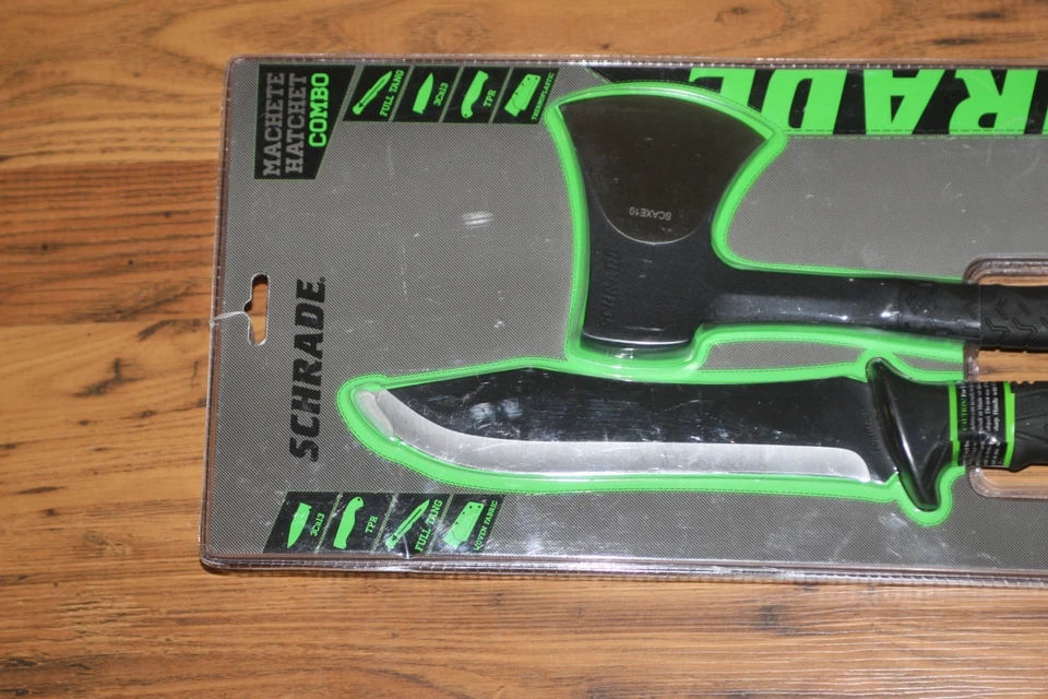 Schrade Machete 和斧头组合 - 全新 - 终身保修 — 第 3/4 张图片