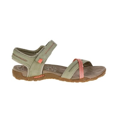 Merrell Terran Cross II Womens Sandals, Putty, 7M US/5 UK