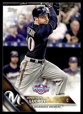 2016 Topps Opening Day Jonathan Lucroy Milwaukee Brewers #OD-90