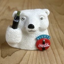 Vintage Fridge Magnet Always Coca Cola White Polar Bear With Bottle 1995