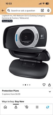 Logitech C615 HD Webcam WITH TRIPOD STAND