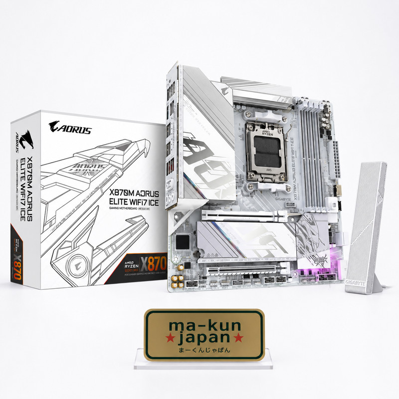 GIGABYTE X870M AORUS ELITE WIFI7 ICE AM5 DDR5 mATX Motherboard Japan